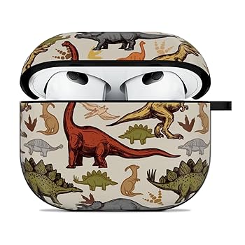 Amazon | AirPods 3 ケース 恐竜柄 2021 エアーポッズ 第3世代